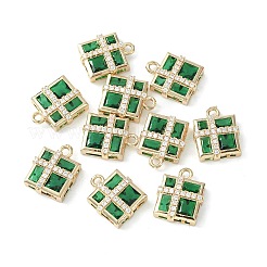 Anhänger aus Zirkonia aus Messing&nbsp;KK-G462-44KCG-03