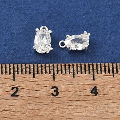 Messing micro pave klare zirkonia anhänger&nbsp;KK-B172-11S