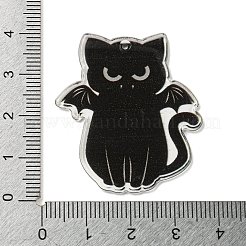 Doppelseitig bedruckte Acrylanhänger mit Halloween-Motiven&nbsp;X-OACR-L017-03A