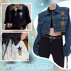 8 Stil glitzernde Strass-Aufnäher zum Aufbügeln&nbsp;DIY-FG0006-26
