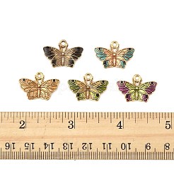 25 Stück 5 Farben Legierung Emaille Anhänger&nbsp;ENAM-FS0003-30
