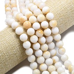 Chapelets de perles en jade de malaisie naturelle&nbsp;G-L645-A01-10mm-28