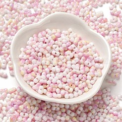 Zweifarbige Glasperlen mit Backfarbe&nbsp;SEED-F005-01A-11