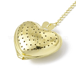 Infuseur à thé en vrac coeur&nbsp;AJEW-G045-01G