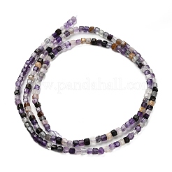 Natürliche lila Fluorit Perlen Stränge&nbsp;G-RM2025-32A-04