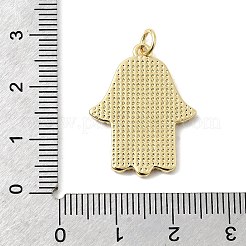 Ciondoli in smalto con zirconi cubici a micro pavimentazione in ottone&nbsp;KK-L262-20G