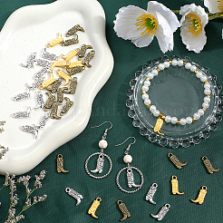 90 pièces 3 styles pendentifs en alliage de style tibétain&nbsp;FIND-SC0011-70