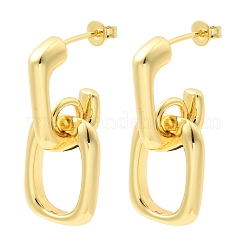 Boucles d'oreilles pendantes en laiton&nbsp;KK-CBAB173-01G