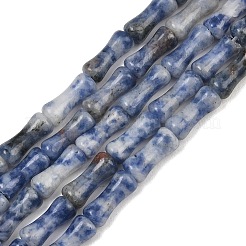 Perles de jaspe tache bleue naturelle&nbsp;GG-CBAEB22-A04-01