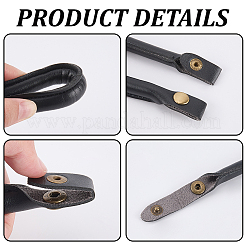 2 Stück Taschengriffe aus PU-Kunstleder&nbsp;DIY-CL0001-62A