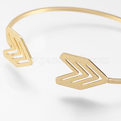 Messingmanschettenarmband&nbsp;X-BJEW-P168-F05