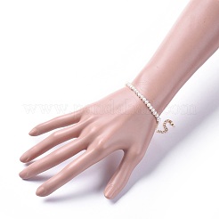 Natürliche Süßwasserperlen Perlen Armbänder&nbsp;BJEW-JB04619