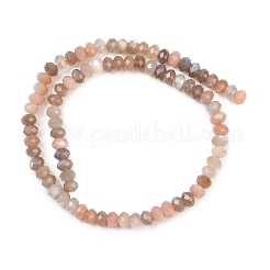 Brins de perles naturelles multi-pierre de lune&nbsp;G-C259-A44-5x8mm