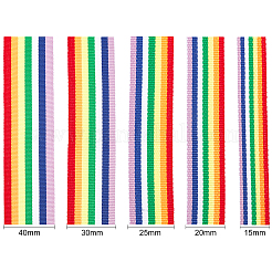 Streifen doppelseitiges Regenbogenband&nbsp;OCOR-FG0001-06