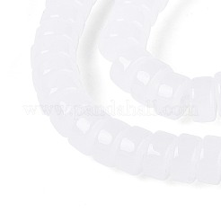 Fili di perline giada di vetro imitato&nbsp;GLAA-N026-4x8mm-J01