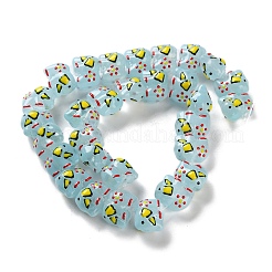 Perles vernissées manuelles&nbsp;LAMP-S068-10D
