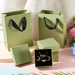 3 boîte de présentation carrée en papier pour bijoux&nbsp;CON-TA0001-39E-01