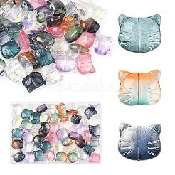50 pz 10 colori perline di vetro&nbsp;GLAA-YW0004-26
