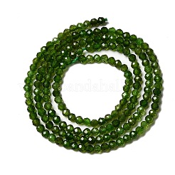 Natürliche grüne Diopsidperlenstränge&nbsp;G-NH0046-A01-01