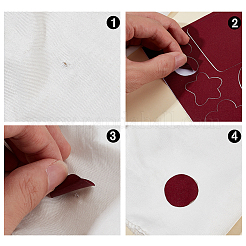30 Stück 10 Farben Polyester-Reparaturflicken&nbsp;FIND-GO0004-07