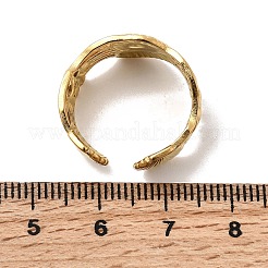 Offene Manschettenringe aus 304 Edelstahl für Damen&nbsp;RJEW-K313-15G