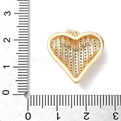 Pendentifs en laiton zircon cubique transparent&nbsp;KK-L254-07P