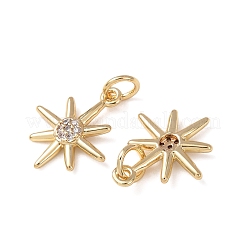 Ottone micro spianare pendenti zirconi&nbsp;KK-C143-34A-G