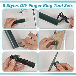 8 Stil DIY Fingerring-Werkzeug-Sets&nbsp;TOOL-UN0001-72