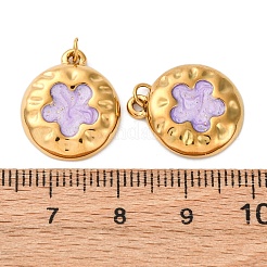 Pendentifs en acier inoxydable 304 émaillés&nbsp;STAS-U061-36G-03