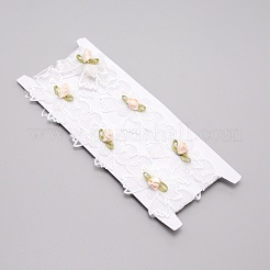 Spitzenbesatz bunter Schleifenmuster diy bestickte Zierbänder&nbsp;DIY-WH0182-14