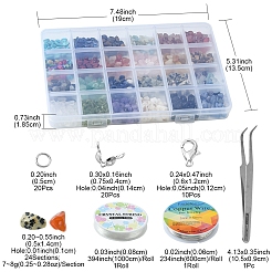 Bausatz zum Selbermachen von Edelstein-Armbandketten&nbsp;DIY-YW0006-40