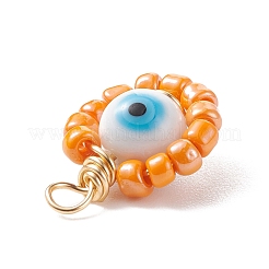 Lampwork et pendentifs en verre faits à la main&nbsp;PALLOY-JF01761