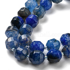 Chapelets de perles d'agate naturelle&nbsp;G-C039-D04