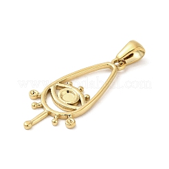 Cabochon pendenti in acciaio inossidabile 304&nbsp;STAS-D015-01G