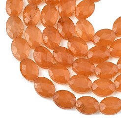 Gefärbt natürlichen weißen Jade Perlen Stränge&nbsp;G-H349-A01-24B