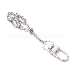 304 Edelstahl Makramee Beutel leer Steinhalter Anhänger Dekorationen&nbsp;HJEW-JM04379-02