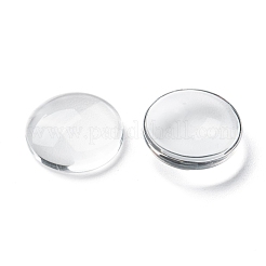 Cabochons en verre transparent&nbsp;GGLA-R026-15mm