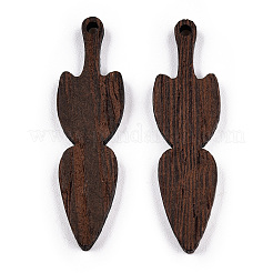Anhänger aus natürlichem Wengeholz&nbsp;WOOD-T023-38