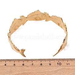 Braccialetti rigidi in acciaio inossidabile marino 304 per donna&nbsp;BJEW-Z147-01G-01