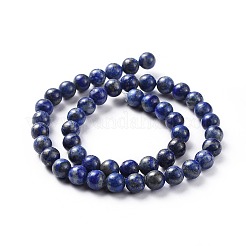 Natürliche Lapislazuli runde Perlen Stränge&nbsp;G-I181-09-8mm