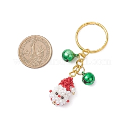 Llaveros de vidrio de Papá Noel&nbsp;KEYC-MZ00054