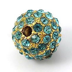 Legierung Strass Perlen&nbsp;RB-A034-10mm-A03G