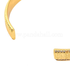 Armreife aus Messing mit Stern-Rack-Beschichtung und Mikropflaster aus Zirkonia für Damen&nbsp;BJEW-M040-11G