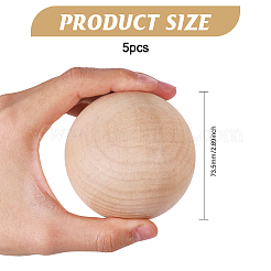 Perles en bois sans trou&nbsp;WOOD-WH0026-43