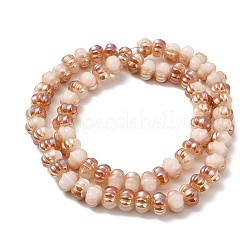 Perle di vetro placcato arcobaleno&nbsp;GLAA-G106-02A-HP01