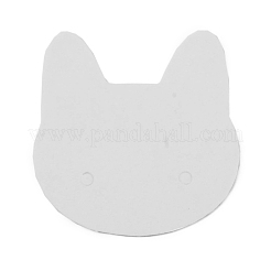 Papier Ohrring Display-Karten&nbsp;CDIS-WH0006-04D