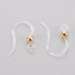 Crochets de boucle d'oreille en plastique écologiques&nbsp;X-STAS-K203-03G