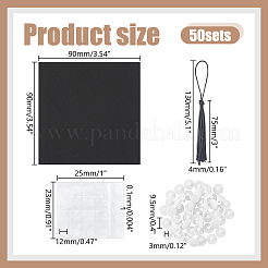 Kits de sombreros de doctorado de papel para hacer uno mismo&nbsp;DIY-WH0591-243