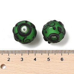 Perles vernissées manuelles&nbsp;LAMP-R001-01D