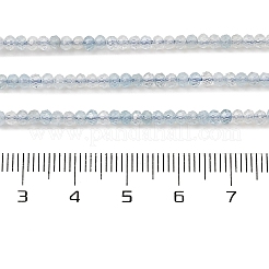 Natürliche Aquamarin Perlen Stränge&nbsp;G-K376-B04-01